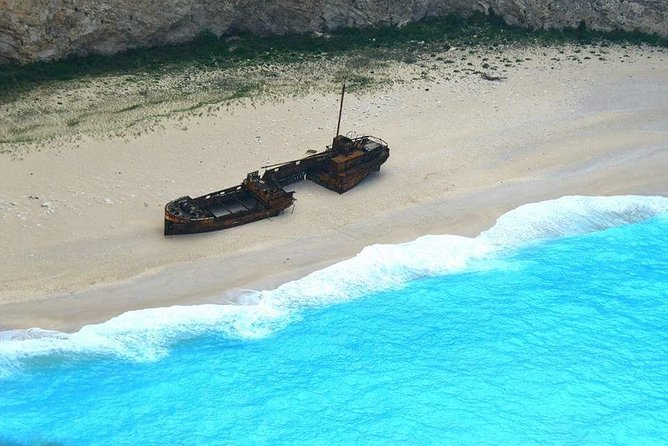 Zakynthos : One day small group tour to Navagio beach Blue Caves & top view - Makris Gialos and Xigia Beach
