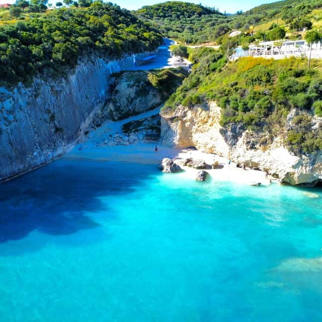 Zakynthos: Private Shipwreck & Blue Caves Tour by Land & Sea - Maravelia Cave and the Blue Caves are the water highlights