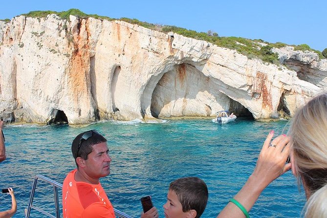 Zante Cruise to Blue Caves & Shipwreck Beach Photo stop - Mouda Beach gives the day its best swim
