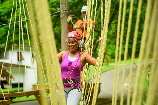 Zipline Experience & Obstacle Course at Harrison's Cave by Chukka - Taking a quieter turn on the Pride of Barbados trail